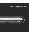 120cm 36W vanntett komplett LED armatur - 120lm/W, IP65, 120° spredning