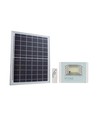 12W Solcellepanel med LED Lyskaster - 6400K, Hvitt Hus