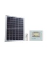 25W Solcelledrevet LED lyskaster - 550lm, IP65, sort, inkl. solcellepanel og fjernkontroll