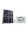 16W Solcellepanel med LED Lyskaster - 4000K, Hvitt Hus