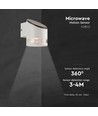 Produktnavn: 0,55W Solcelle Vegglampe - LED, Mikrobølgesensor, 3000K, IP54.