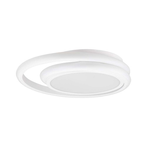 38W LED Lys - designer, 4000K, hvit, dobbelt, rund