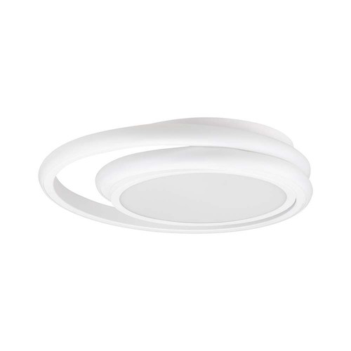 24W LED designer taklampe - Ø30cm, 105lm/W, hvit, rund, 4000K, inkl. lyskilde