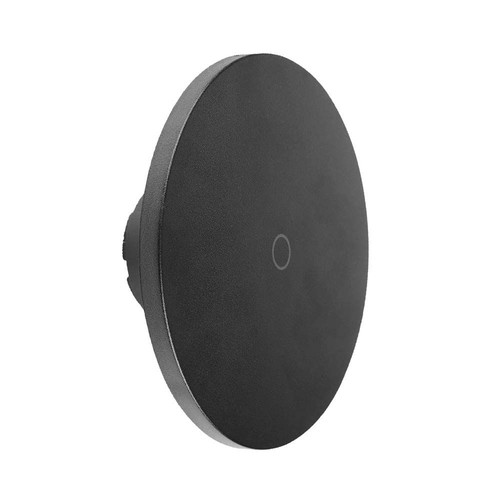 12W rund LED vegglampe, sort - CCT, dimbar, IP65, 1200lm, inkl. lyskilde