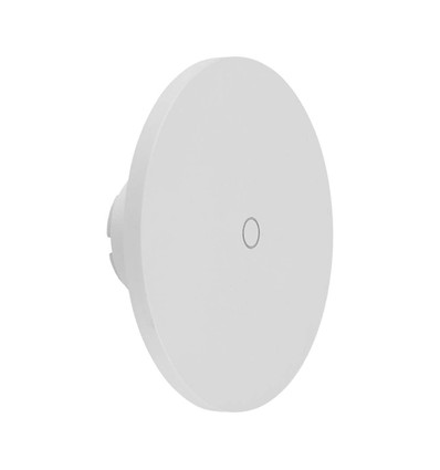 12W LED vegglampe, 3-i-1 CCT dimbar - 1200lm, IP65, sort/hvit, 16x16cm, inkl. lyskilde