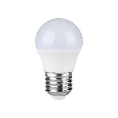 G45 LED Plast Lyspære 3.7W E27 - Samsung Chip, 4000K