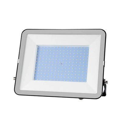 200W LED lyskaster, Samsung LED chip - 185lm/W, IP65, 6500K, sort, 5 års garanti