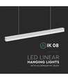 120cm 40W LED lysskinne - 107lm/W, hvit, connectable, IK08, 4000K