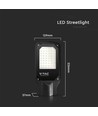 30W LED gatelykt - 6500K