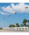 LED solcellelampe for gatebelysning - 4000K, 3.2V, 75Ah LiFePO4, IP65.