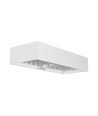 6W LED solcelle vegglampe med sensor - 900lm, IP65, hvit, 4000K, inkl. batteri