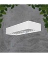 6W LED solcelle vegglampe med sensor - 900lm, IP65, hvit, 4000K, inkl. batteri