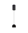 5W pendellampe, sort - 500lm, 3000K, klokkeformet, justerbar