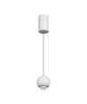 6W Hengende Pendellampe - LED, 3000K, Hvitt hus