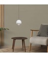 5W LED pendel, hvit - Klokkeformet, 500lm, 3000K, 60 grader, IP20