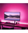 1m USB RGB LED-strip til TV og PC - Inkl. kontroller og fjernkontroll, 60 LED pr. meter