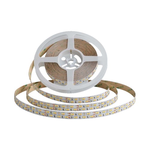 240 LED Strip Light 21W - 3in1, IP20, 24V, 15mm, Hvit, Dobbelt Kretskort, 5m/Rull