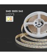 5m 18W/m LED strip, 240 LED pr. meter - 12V, IP20, 2835 SMD, dimbar