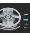 120 LED Stripelys 12W - RGB, IP20, 24V, 8mm, Hvit Dobbelt PCB, 5m/Rull