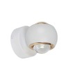 10W LED Vegglampe - Lys 3000K, hvit, hus