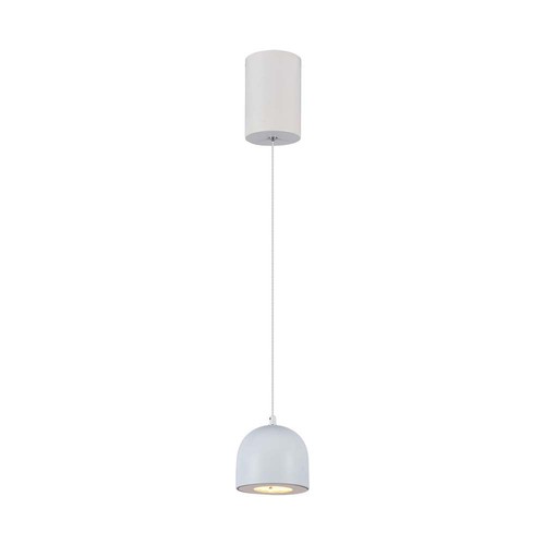 8,5W LED pendel, Ø10cm - Lysegrå, 850lm, touch on/off, justerbar wire, inkl. lyskilde