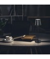 1,5W oppladbar LED bordlampe, CCT - Touch dimbar, USB-C, sort, høydejusterbar