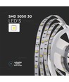 30 LED-stripelys 4.8W - 12V, 3000K, IP20