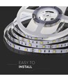 30 LED-stripelys 4.8W - 12V, 3000K, IP20