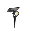 V-Tac solcelle hagelampe - Svart, COB LED, med spyd, IP65