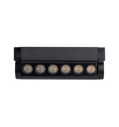 5W LED Skinnespot - Magnetisk, Justerbar, 3000K, Sort Hus.