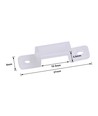 20 stk. silikon festeklips til LED strip - Brukes til 10mm IP65 strips