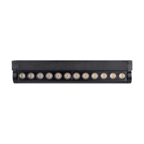 12W Skinne-spot - LED, Magnetisk, Justerbar, 3000K, Sort Hus