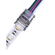 LED stripe samler til løse ledninger - 12mm, RGB+W, IP65, 5V-24V