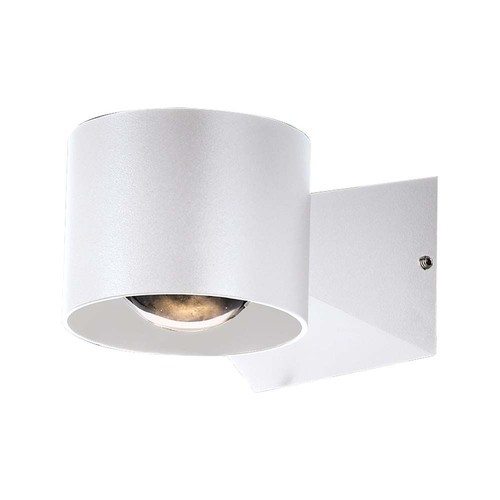 5W Vegglampe - 3000K, hvit, Hus, IP65