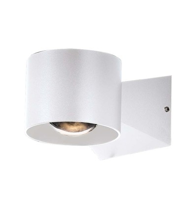 5W Vegglampe - 3000K, hvit, Hus, IP65