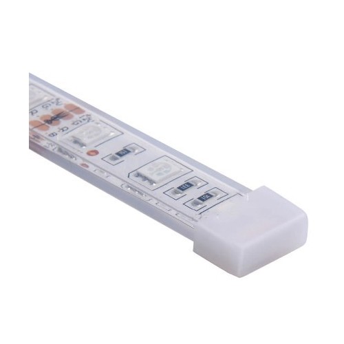 Silikon endestykke til LED-strip - 12mm, IP67 & IP68