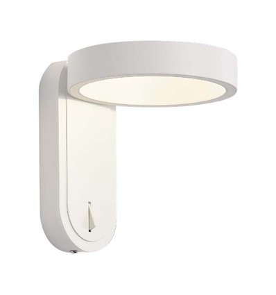 5W vegglampe - LED, 3000K+4000K, hvit, IP65