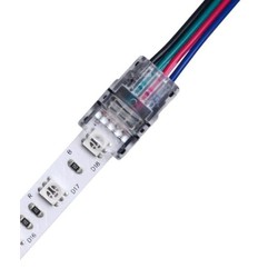 RGB LED strip tilbehør LED stripe samler til løse ledninger - 10mm, RGB, IP65, 5V-24V