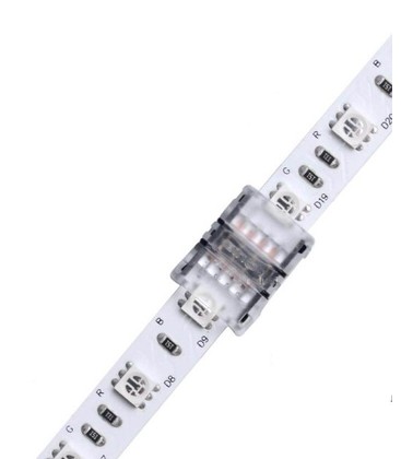 Samler til LED stripe - 10mm, RGB, IP65, 5V-24V