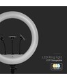 55W LED Ringlys - 18 Tommer med 3 Telefonholdere og Fjernkontroll, 3200K-5800K