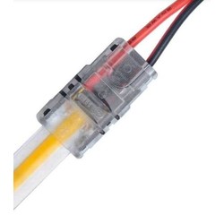 24V LED stripe samler til løse ledninger - 8mm, COB, enkeltfarget, IP20, 5V-24V