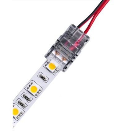 LED stripe samler til løse ledninger - 10mm, enkeltfarget, IP20, 5V-24V