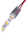 LED stripe samler til løse ledninger - 10mm, enkeltfarget, IP20, 5V-24V