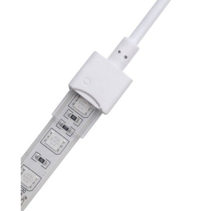 Vanntett startstikk til LED stripe - 10mm, RGB, IP68, 5V-24V