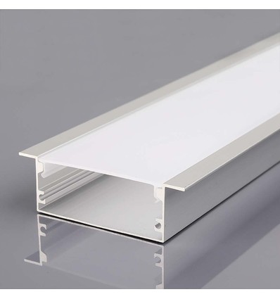 12W LED vegglampe - 1100lm, IP20, grå, 26 x 12 cm, inkl. lyskilde