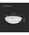 NO: VT-8096 18W LED PLAFOND 6400K