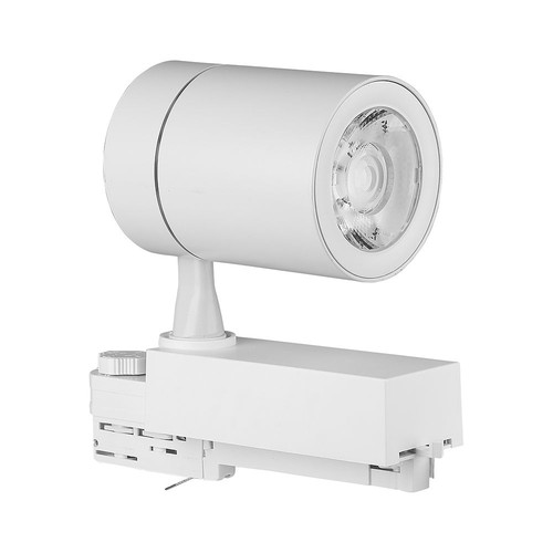 LED Skinne-spot 35W - 3000K, hvitt hus