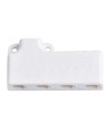 IDC 4-veis splitter - IP20, 5V-36V, 6A