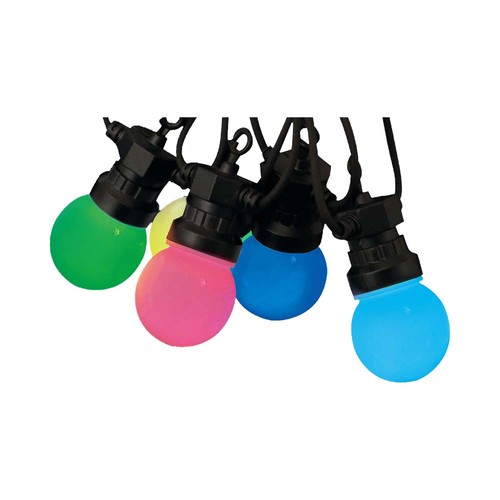 Pære LED Lyslenke - RGB, 0.5W, Fjernkontroll, EU-plugg, Sett