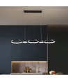 38W hengende lampe - LED, 95x100cm, 4000K, sort hus